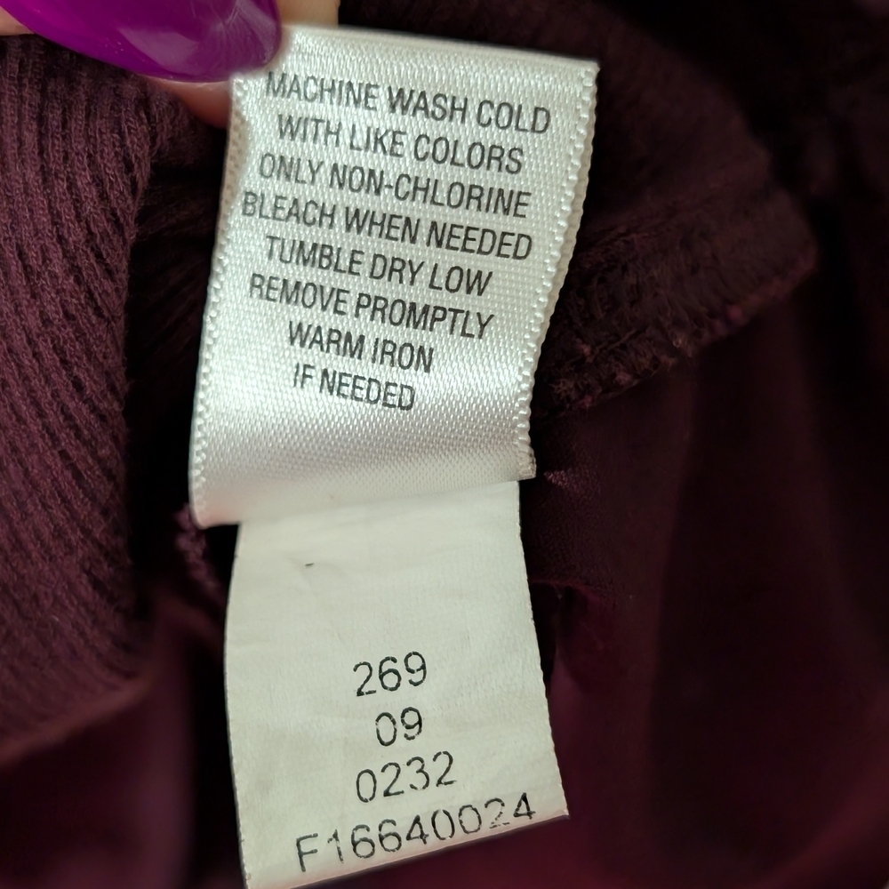 Converse One Star Y2K Dark Purple True Wrap Dress - Picture 9 of 9